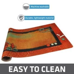 Drymate Red Border Red Dog House Dog Bowl Place Mat -Pet Life Elegant shop 222058 PT4. SY630 V1651204597