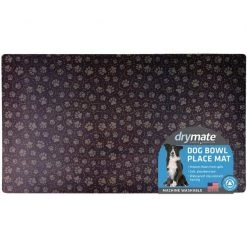 Drymate Paw Path Tan Dog Placemat, Large -Pet Life Elegant shop 222065 PT5. SY630 V1651158402