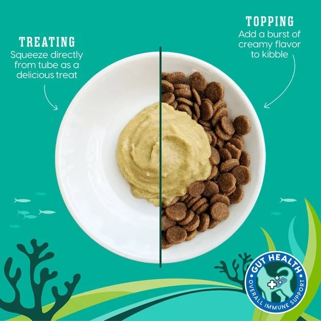 Solid Gold SeaMeal Squeeze with Chicken In Gravy Mousse Lickable Cat Treat, 4 count 5 Solid Gold SeaMeal Squeeze with Chicken In Gravy Mousse Lickable Cat Treat, 4 count - Image 5