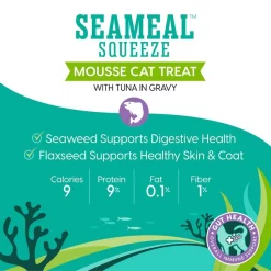 Solid Gold SeaMeal Squeeze with Tuna In Gravy Mousse Lickable Cat Treat, 4 count 10 Solid Gold SeaMeal Squeeze with Tuna In Gravy Mousse Lickable Cat Treat, 4 count -Pet Life Elegant shop 222414 pt3. SY630 V1582558380