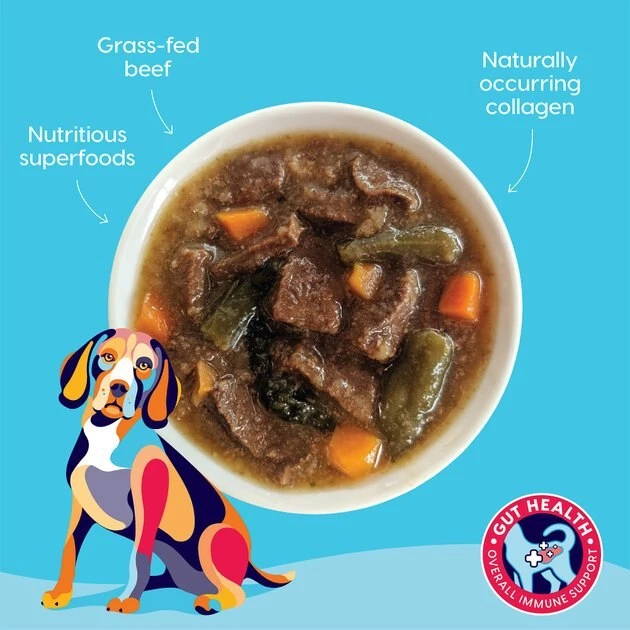 Solid Gold Bone Broth Stew with Beef & Hearty Vegetables Grain-Free Dog Food Topper, 11-oz box 2 Solid Gold Bone Broth Stew with Beef & Hearty Vegetables Grain-Free Dog Food Topper, 11-oz box - Image 2