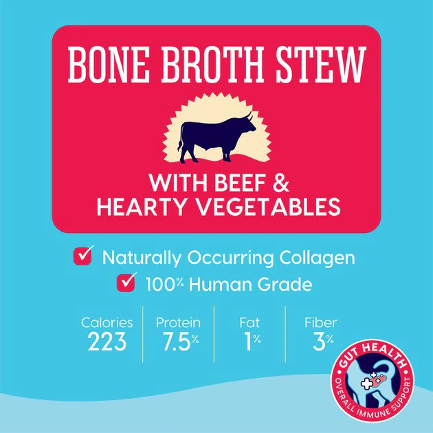 Solid Gold Bone Broth Stew with Beef & Hearty Vegetables Grain-Free Dog Food Topper, 11-oz box 5 Solid Gold Bone Broth Stew with Beef & Hearty Vegetables Grain-Free Dog Food Topper, 11-oz box - Image 5