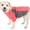 Pet Life Active Barko Pawlo Relax-Stretch Wick-Proof Performance Dog Polo T-Shirt