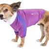 Pet Life Active Chewitt Wagassy 4-Way Stretch Performance Long Sleeve Dog T-Shirt