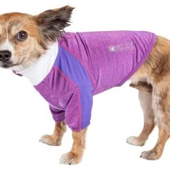 Pet Life Active Chewitt Wagassy 4-Way Stretch Performance Long Sleeve Dog T-Shirt