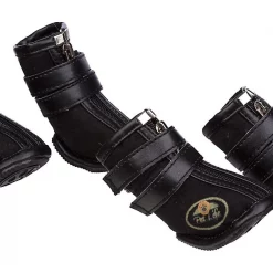 Pet Life Ruff Suede High-Support Dog Sneakers, 4 count