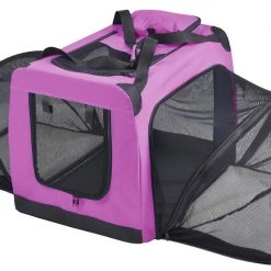 Pet Life Hounda Accordion Metal Framed Dual-Sided Collapsible Dog Crate