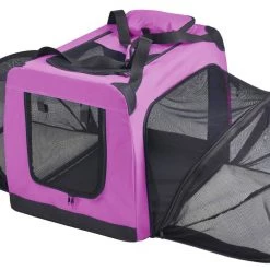 Pet Life Hounda Accordion Metal Framed Dual-Sided Collapsible Dog Crate -Pet Life Elegant shop 245277 PT2. SY630 V1596642370