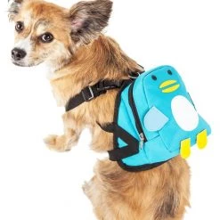 Pet Life Waggler Hobbler Large-Pocketed Dog Harness Backpack