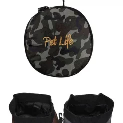 Pet Life Double Food & Water Travel Dog & Cat Bowl