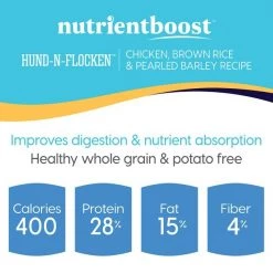 Solid Gold NutrientBoost Hund-N-Flocken Chicken, Brown Rice & Pearly Barley Recipe Adult Dry Dog Food -Pet Life Elegant shop 272292 PT3. SY630 V1612998117