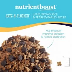 Solid Gold NutrientBoost Katz-N-Flocken Lamb, Brown Rice & Pearled Barley Recipe Dry Cat Food -Pet Life Elegant shop 272295 PT4. SY630 V1612996295