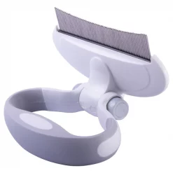 Pet Life Gyrater Travel Swivel Curved Dog & Cat Grooming Pin Comb