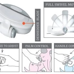 Pet Life Gyrater Swivel Travel Grooming Deshedding Dog & Cat Comb -Pet Life Elegant shop 320077 PT4. SY630 V1633642595