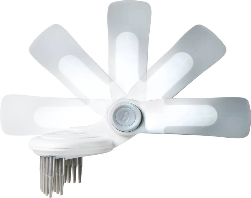 Pet Life Gyrater Swivel Travel Dual-Rowed Grooming Undercoat Dog & Cat Rake 2 Pet Life Gyrater Swivel Travel Dual-Rowed Grooming Undercoat Dog & Cat Rake - Image 2