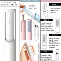 Pet Life Orotund Magical Lint Dog & Cat Hair Removal Brush -Pet Life Elegant shop 320083 PT5. SY630 V1633645296