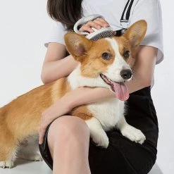 Pet Life Gyrater Travel Swivel Dog & Cat Grooming Pin Brush