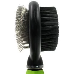 Pet Life Flex Series 2-in-1 Dual-Sided Slicker & Bristle Grooming Dog & Cat Brush -Pet Life Elegant shop 320108 PT2. SY630 V1633643492