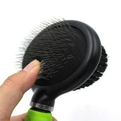 Pet Life Flex Series 2-in-1 Dual-Sided Slicker & Bristle Grooming Dog & Cat Brush -Pet Life Elegant shop 320108 PT3. SY630 V1633645601