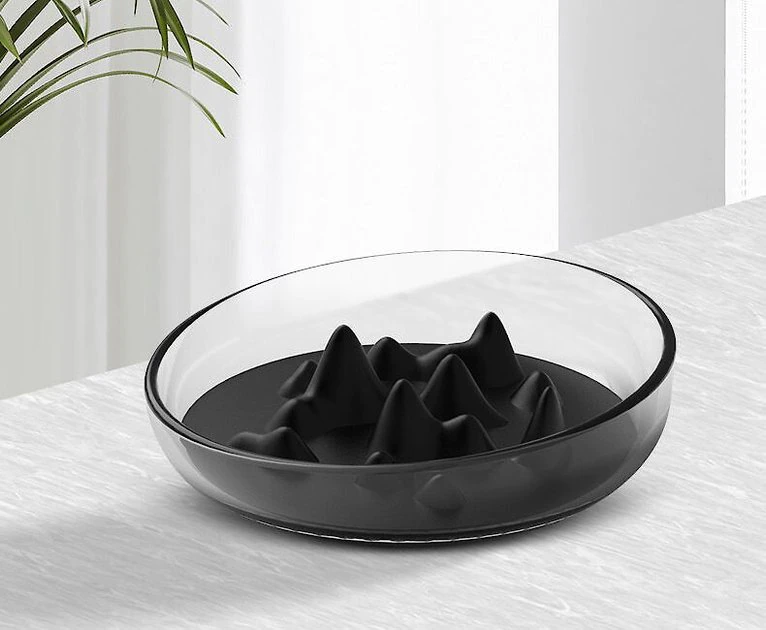 Pet Life Cirlicue Mountain Shaped Modern Slow Feeding Dog & Cat Bowl 2 Pet Life Cirlicue Mountain Shaped Modern Slow Feeding Dog & Cat Bowl - Image 2