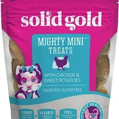 Solid Gold Mighty Mini Chicken & Sweet Potatoes Dog Treats, 4-oz bag