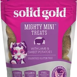 Solid Gold Mighty Mini Lamb & Sweet Potatoes Dog Treats, 4-oz bag