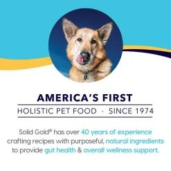 Solid Gold Holistique Blendz with Oatmeal, Pearled Barley & Ocean Fish Meal Sensitive Stomach Dry Dog Food -Pet Life Elegant shop 84311 PT5. SY630 V1571418181