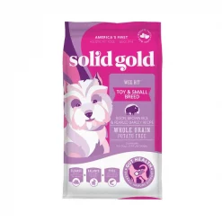 Solid Gold Wee Bit Bison & Brown Rice Recipe with Pearled Barley Small Breed Dry Dog Food