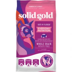 Solid Gold Katz-n-Flocken Lamb & Brown Rice Recipe with Pearled Barley Whole Grain Dry Cat Food