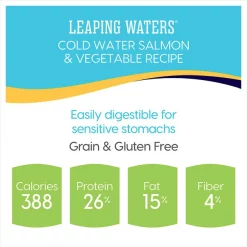 Solid Gold Leaping Waters Sensitive Stomach Grain-Free Cold Water Salmon & Vegetable Dry Dog Food -Pet Life Elegant shop 87488 PT4. SY630 V1565980043