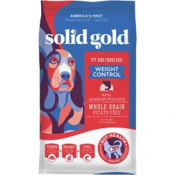 Solid Gold Fit & Fabulous Low Fat/Low Calorie with Fresh Caught Alaskan Pollock Adult Dry Dog Food