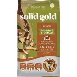 Solid Gold Buck Sensitive Stomach Grain-Free Wild Venison, Potato & Pumpkin Dry Dog Food
