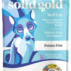 Solid Gold Wolf Cub Bison & Oatmeal Puppy Formula Dry Dog Food