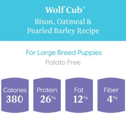 Solid Gold Wolf Cub Bison & Oatmeal Puppy Formula Dry Dog Food 10 Solid Gold Wolf Cub Bison & Oatmeal Puppy Formula Dry Dog Food -Pet Life Elegant shop 92730 PT3. SY630 V1543522336