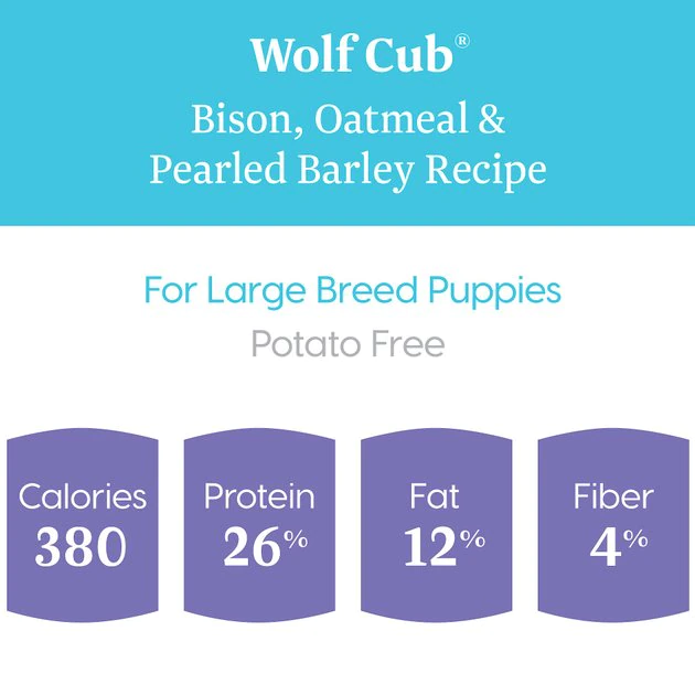 Solid Gold Wolf Cub Bison & Oatmeal Puppy Formula Dry Dog Food 4 Solid Gold Wolf Cub Bison & Oatmeal Puppy Formula Dry Dog Food - Image 4