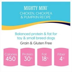 Solid Gold Mighty Mini Gut Health Small & Toy Breed Grain-Free Chicken, Chickpea & Pumpkin Dry Dog Food -Pet Life Elegant shop 98721 PT4. SY630 V1565980068