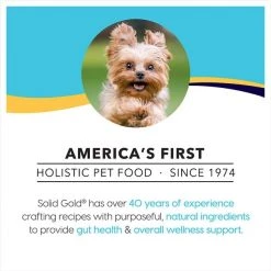 Solid Gold Mighty Mini Gut Health Small & Toy Breed Grain-Free Chicken, Chickpea & Pumpkin Dry Dog Food -Pet Life Elegant shop 98721 PT6. SY630 V1565980039