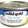 Solid Gold Five Oceans SeaBream & Tuna Recipe in Gravy Grain-Free Canned Cat Food