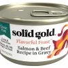 Solid Gold Flavorful Feast in Gravy with Real Salmon & Beef Recipe Grain-Free Canned Cat Food
