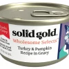 Solid Gold Wholesome Selects with Real Turkey & Pumpkin Recipe in Gravy Grain-Free Canned Cat Food
