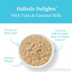 Solid Gold Holistic Delights Creamy Bisque with Tuna & Coconut Milk Grain-Free Cat Food Pouches -Pet Life Elegant shop 99364 PT2. SY630 V1543524128