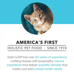 Solid Gold Holistic Delights Creamy Bisque with Salmon & Coconut Milk Grain-Free Cat Food Pouches -Pet Life Elegant shop 99370 PT5. SY630 V1543527416